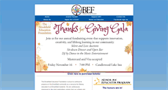 Desktop Screenshot of brookfieldeducationfoundation.org